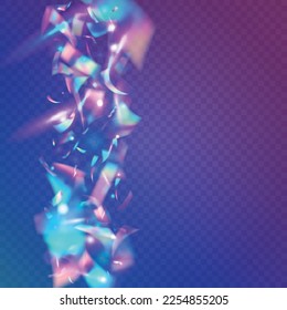 Textura de Neon. Retro Prisma. Arte festivo. Quedándose Glare. Bokeh Glitter. Desenfoque morado Confetti. Aceite Volador. Brillante Serpentina Carnaval. Textura Violet Neon