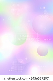 Neon Texture. Science Flyer. Blue Retro Design. Digital Pattern. Gradient Fluid. Magic Multicolor Composition. Memphis Dots. Soft Poster. Violet Neon Texture