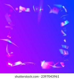 Textura de Neon. Luminosa. Fiesta Rosa. Quedándose Glare. Foil de vacaciones. Plantilla de Fiesta Art. Retro Carnaval. Efecto transparente. Textura Violet Neon