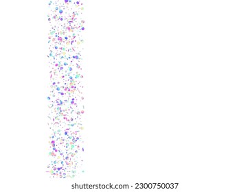 Neon Tinsel. Glitch Glitter. Falling Background. Retro Element. Glitter Art. Festive Foil. Blue Laser Confetti. Disco Carnaval Backdrop. Pink Neon Tinsel