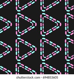 neon triangle pattern vector
