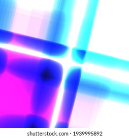Neon, Vektorhintergrund. Holografische Textur