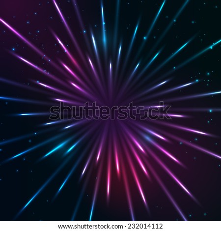 Neon vector firework Stock photo © 