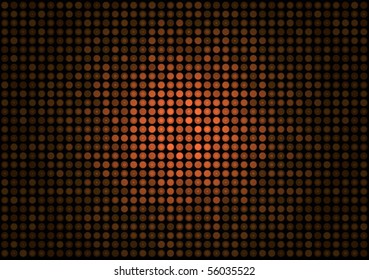 Neon vector  orange background pattern