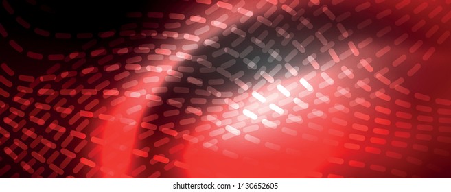 Neon vector wave lines abstract background, magic futuristic techno design, vector motion concept