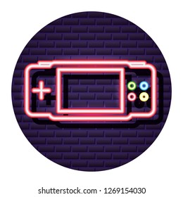 neon video game