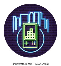 neon video game