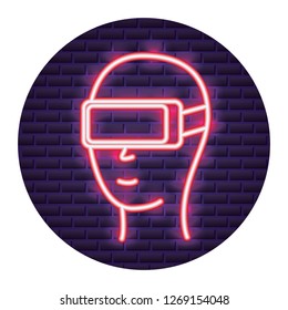 neon video game