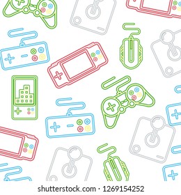 neon video game