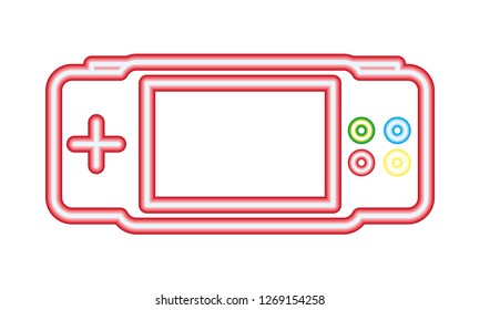 neon video game