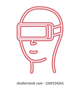 neon video game