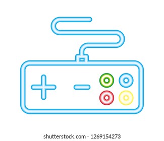 neon video game