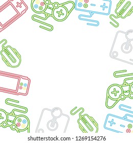 neon video game