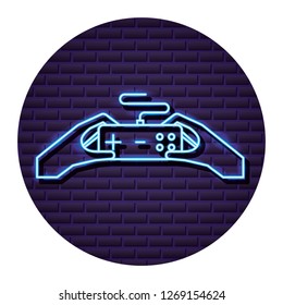 neon video game