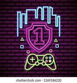 neon video games