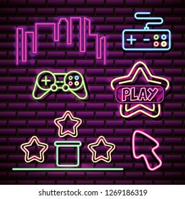 neon video games
