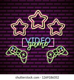 neon video games