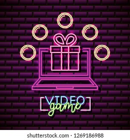 neon video games