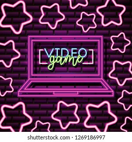 neon video games