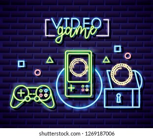 neon video games