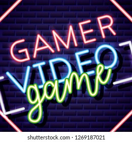 neon video games