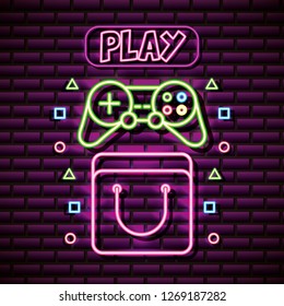 neon video games