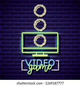 neon video games