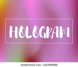 Neon Violet Gradient Background. Mesh Wavy Colorful Template. Magenta Hologram Backdrop. Colorful Waved Fluid Texture, Ultraviolet Original Cover Vector Design