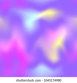 Neon violet gradient mesh. Abstract square vector background. Vivid color gradient seamless pattern. Trendy color palette. Seamless tile background. Blurry color abstraction. Iridescent backdrop