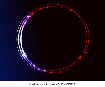 Neon vivid frame