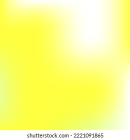 Neon Vivid Trendy Color Gradient Mesh. Bright Yellow Multicolor Watercolor White Smooth Surface. Vector Light Spotlight Lemon Gradient Background. Fashion Liquid Smooth Vibrant Blurry Wallpaper.