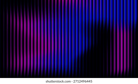 Rayas de Vertical de la onda de neón, fondo Abstractas de Synthwave.