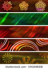 neon wavy line vector background