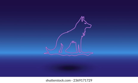 located  gradient wolf