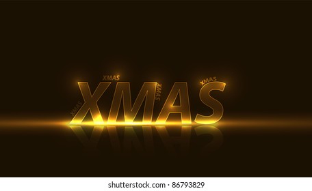 neon xmas background. vector illustration