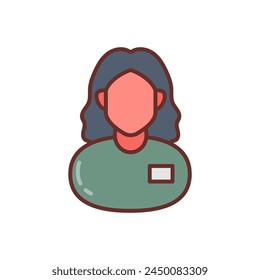 Neonatal Nurse icon in vector. Logotype
