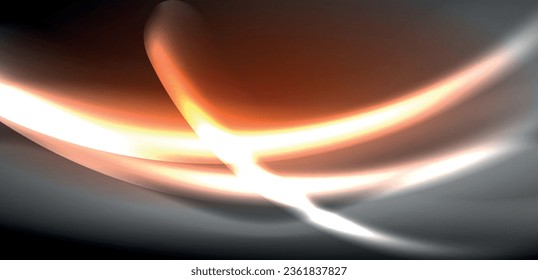 Neon-lit waves surge across background, mesmerizing dance of luminescence and motion. Dynamic backdrop captures essence of energy and modern aesthetics
