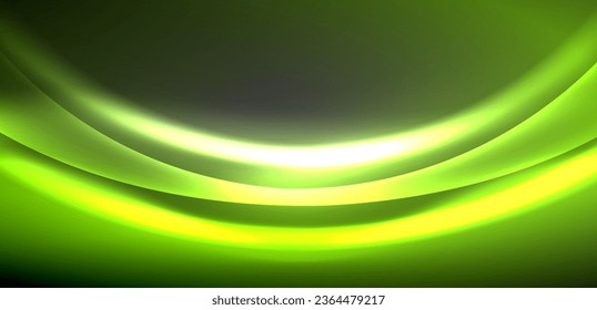 Neon-lit waves surge across background, mesmerizing dance of luminescence and motion. Dynamic backdrop captures essence of energy and modern aesthetics
