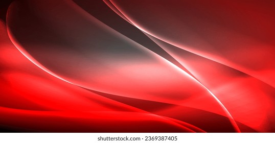 Las olas iluminadas con neón se elevan a lo largo del fondo, hipnotizando la danza de la luminiscencia y el movimiento. El fondo dinámico captura la esencia de la energía y la estética moderna