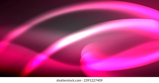Neon-lit waves surge across background, mesmerizing dance of luminescence and motion. Dynamic backdrop captures essence of energy and modern aesthetics