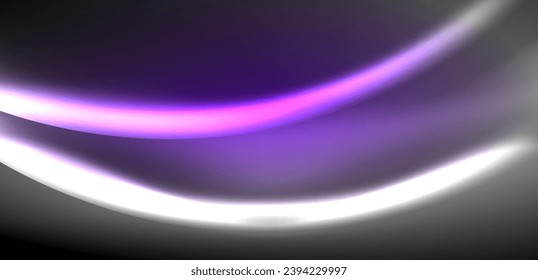 Neon-lit waves surge across background, mesmerizing dance of luminescence and motion. Dynamic backdrop captures essence of energy and modern aesthetics