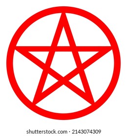 Neopagan Pentagram Vector Clipart 2