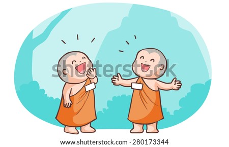 neophyte talk to each other loudly vector illustration
