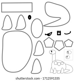 Neosauropoda dinosaur ( sauropod, Diplodocus, Brontosaurus, Apatosaurus, Camarasaurus, Borosaurus, Amphicoelias, Vulcanodon, Gigantosaurus, Barapasaurus, Jobaria, Atlasaurus, Spinophosaurus )