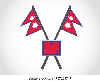 Nepal Emblem Box Delivery