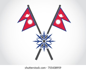 Nepal Emblem Winter
