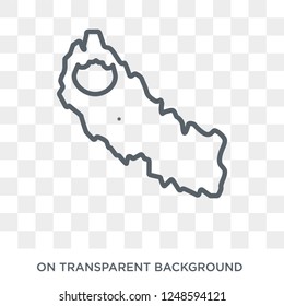 Nepal flag icon. Trendy flat vector Nepal flag icon on transparent background from Country Flags collection. High quality filled Nepal flag symbol use for web and mobile