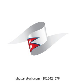 Nepal flag, vector illustration