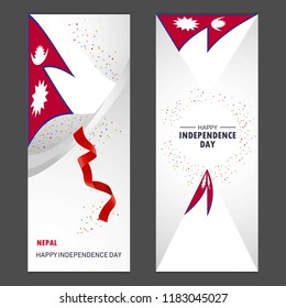 Nepal Independence day design vector 