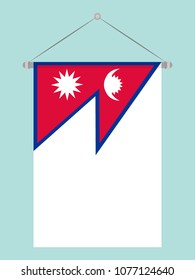 Nepal national flag 